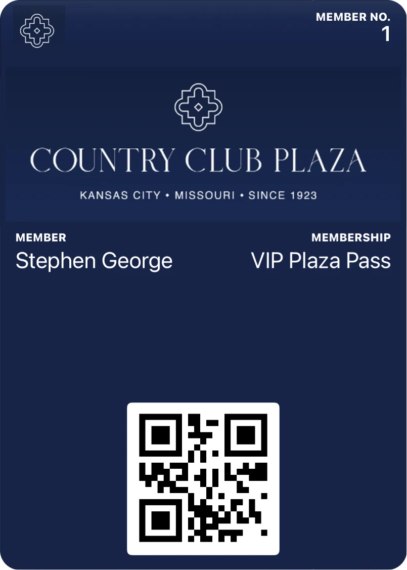 VIP Plaza Pass in a digital wallet